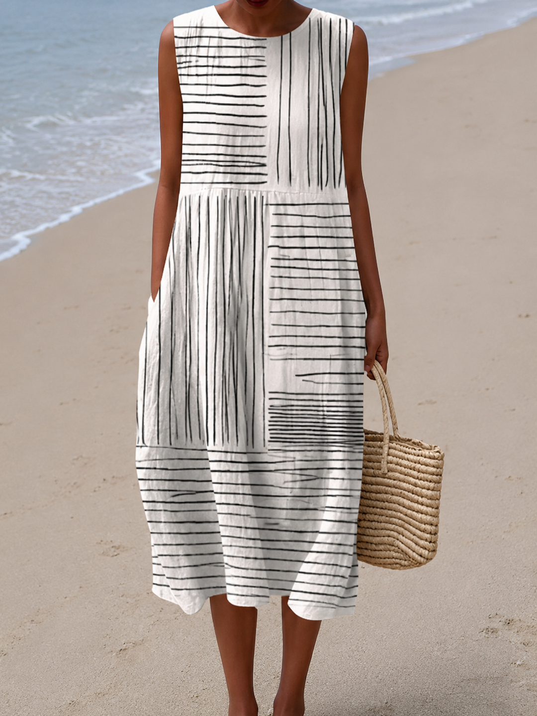 Robe midi imprimée Rina™