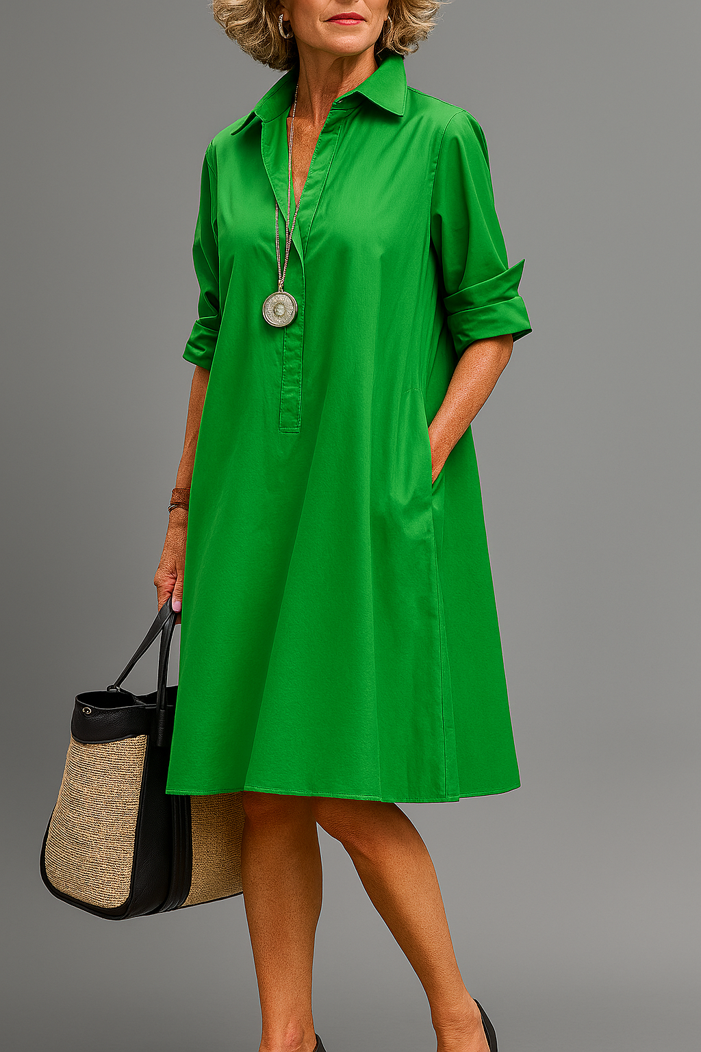 Riley | Robe midi élégante et chic