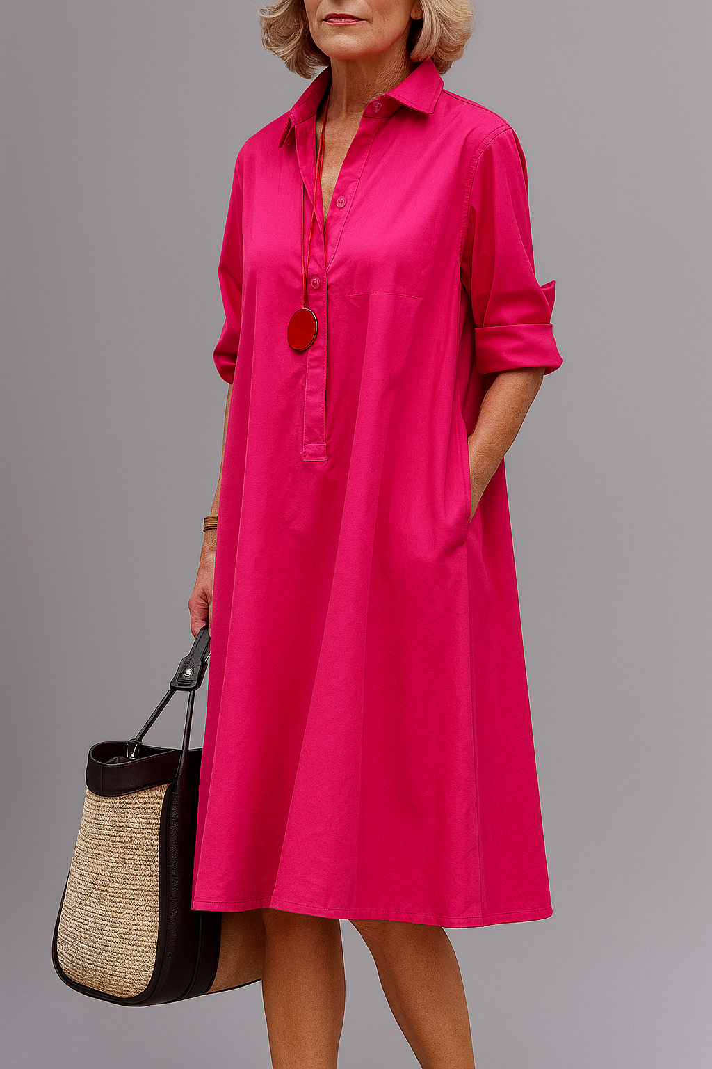 Chloe | Robe midi élégante et décontractée