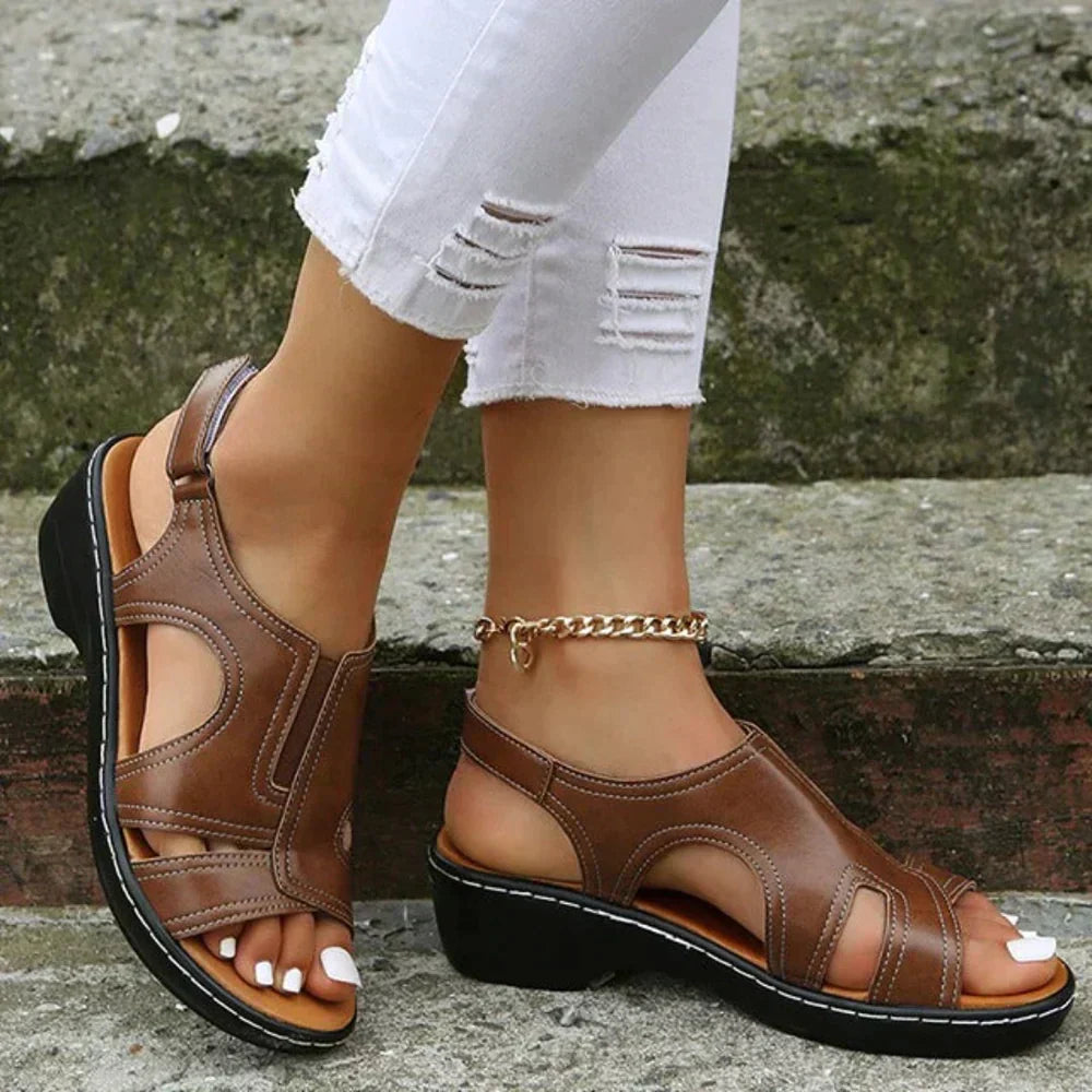 Jolie™ | Sandales orthopédiques en cuir
