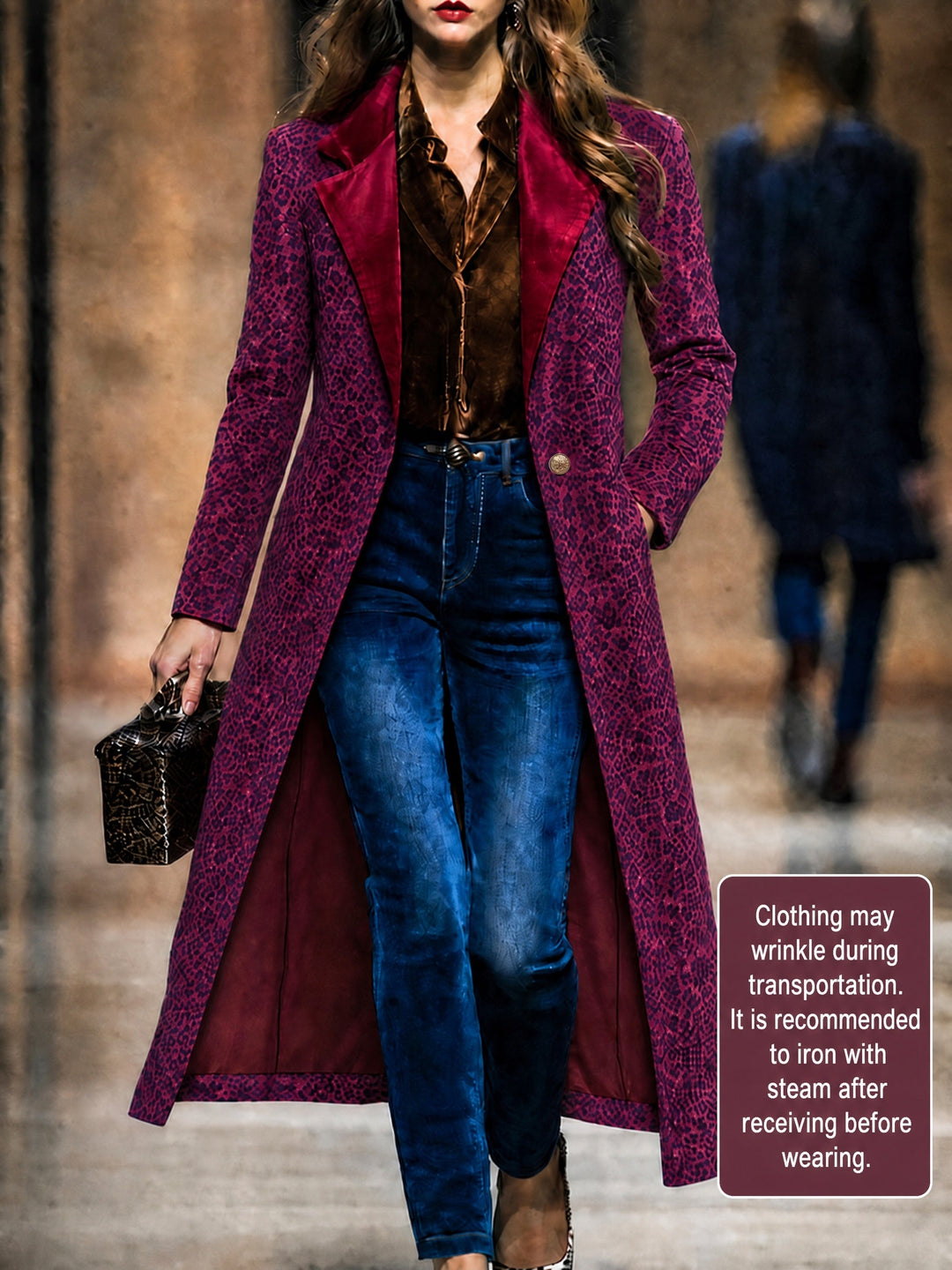 Ludivine | Manteau long texturé