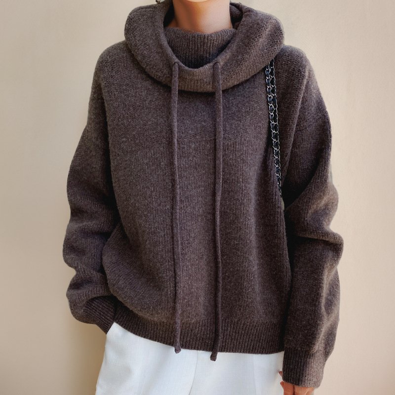 Charlie | Pull à col roulé douillet en laine pour femme
