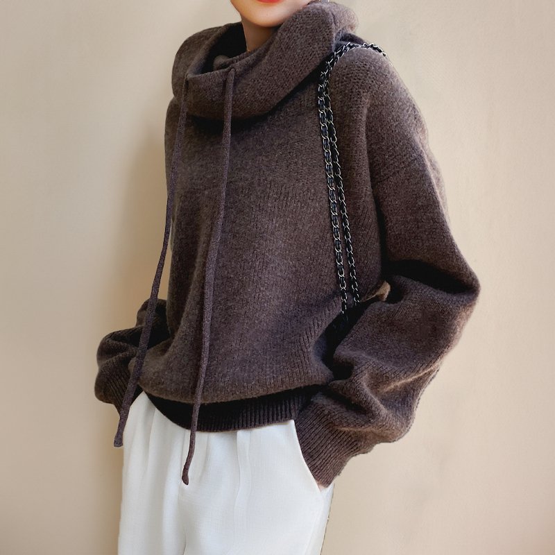 Charlie | Pull à col roulé douillet en laine pour femme