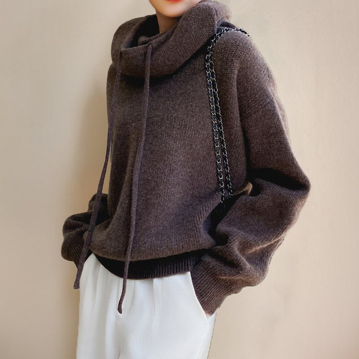 Charlie | Pull à col roulé douillet en laine pour femme
