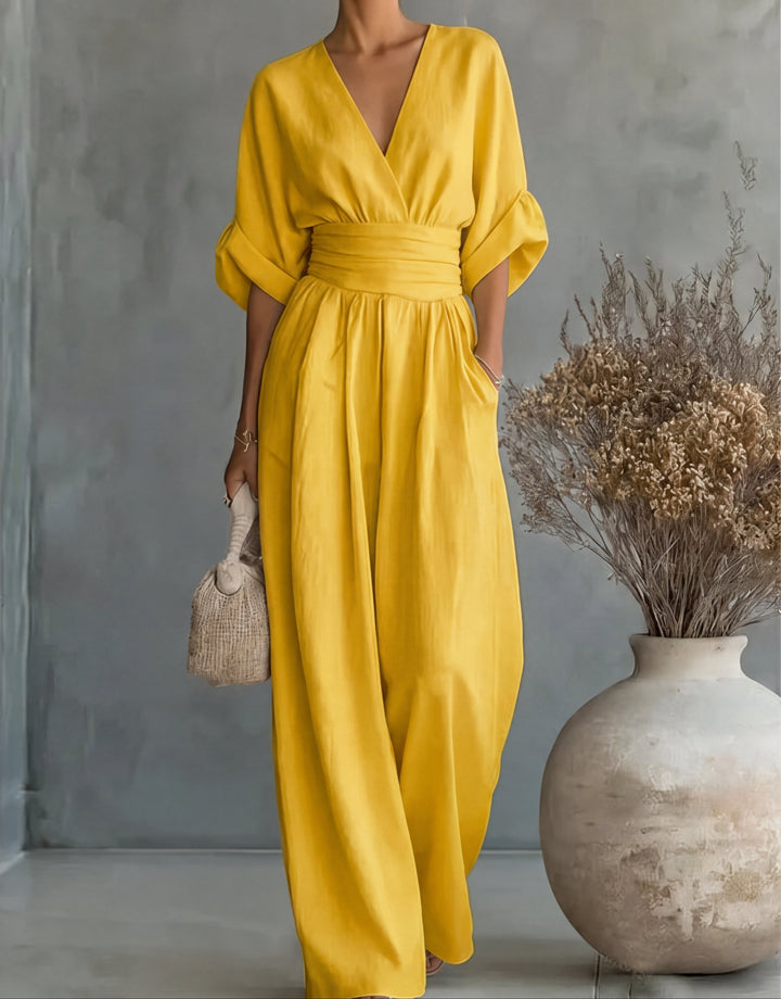 Kiara | Ensemble long fluide imprimé