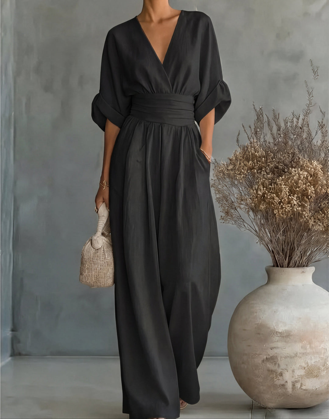 Kiara | Ensemble long fluide imprimé