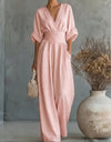 Kiara | Ensemble long fluide imprimé