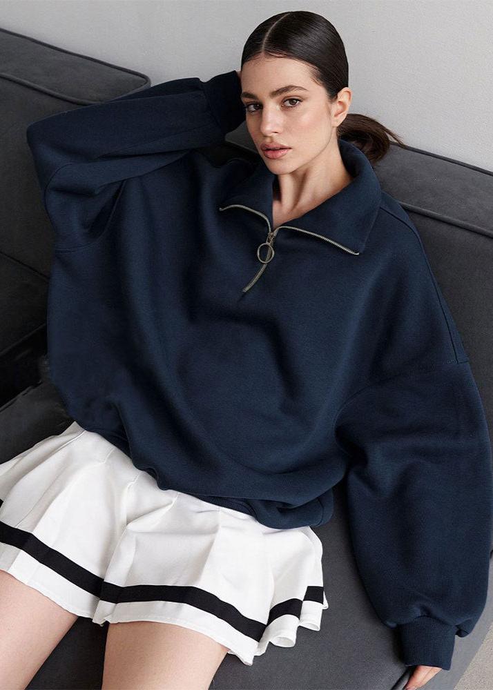 Rhea | Pull décontracté à demi-zip