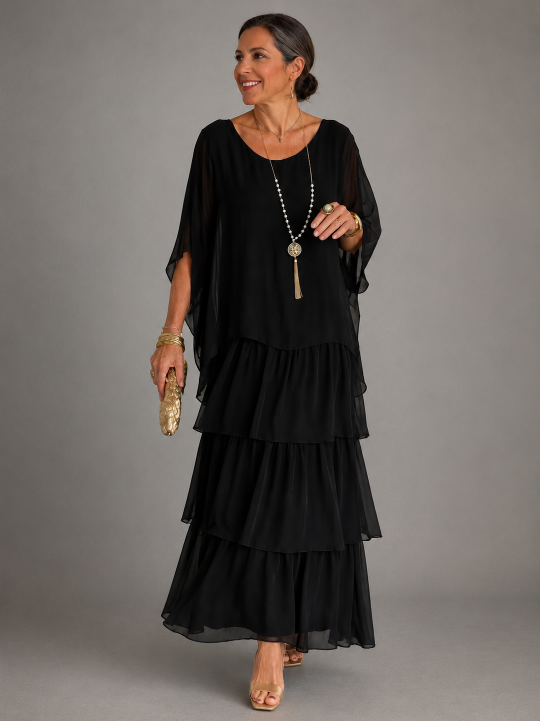 Céline™ | Robe Longue Élégante et Fluide