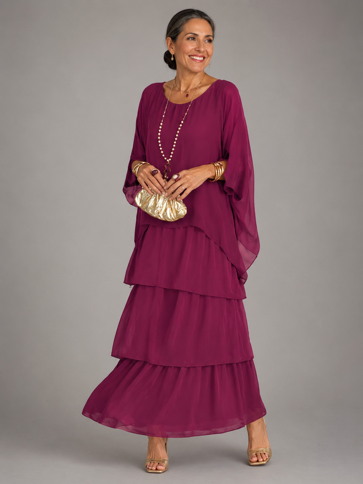 Céline™ | Robe Longue Élégante et Fluide