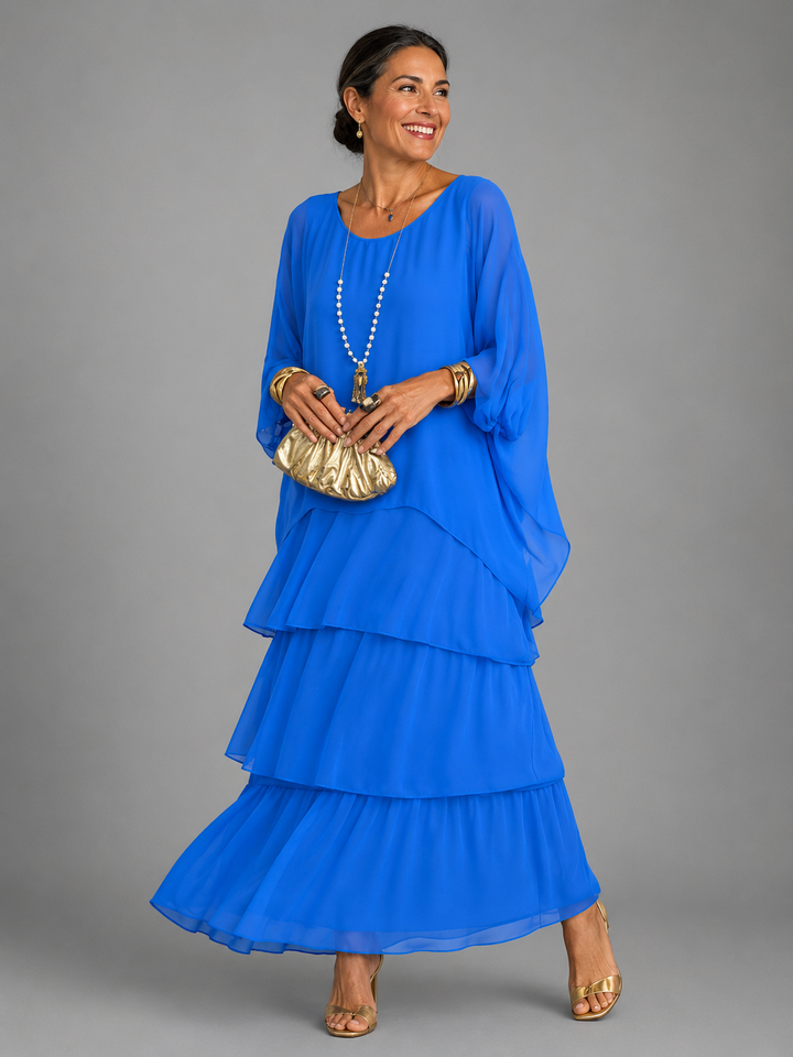Céline™ | Robe Longue Élégante et Fluide