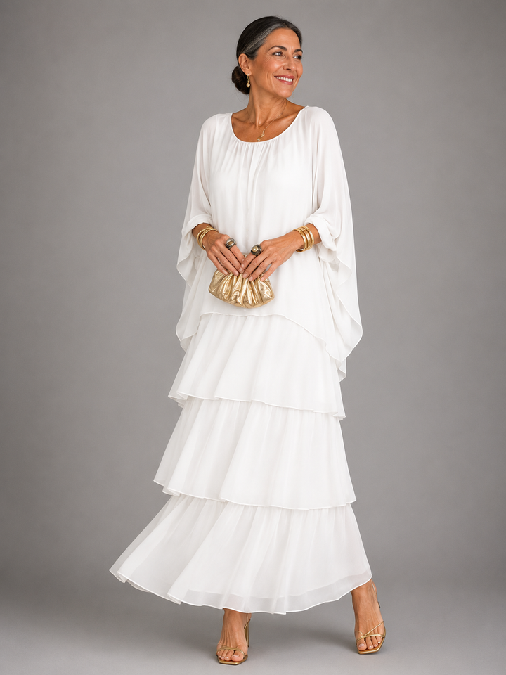 Céline™ | Robe Longue Élégante et Fluide