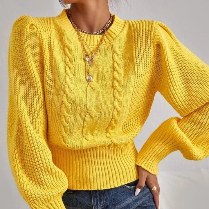 Delilah | Pull torsadé en maille douillette