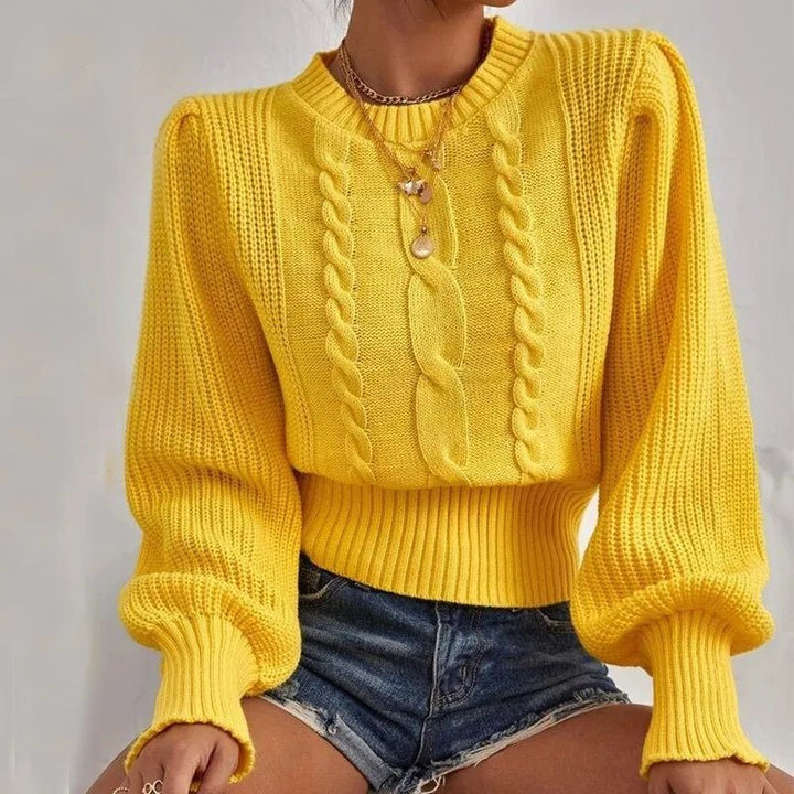 Delilah | Pull torsadé en maille douillette