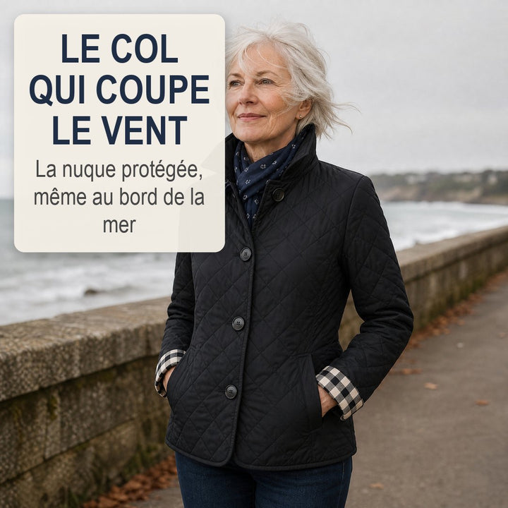 Veste Eleanor Whitmore — Élégante veste matelassée de mi-saison