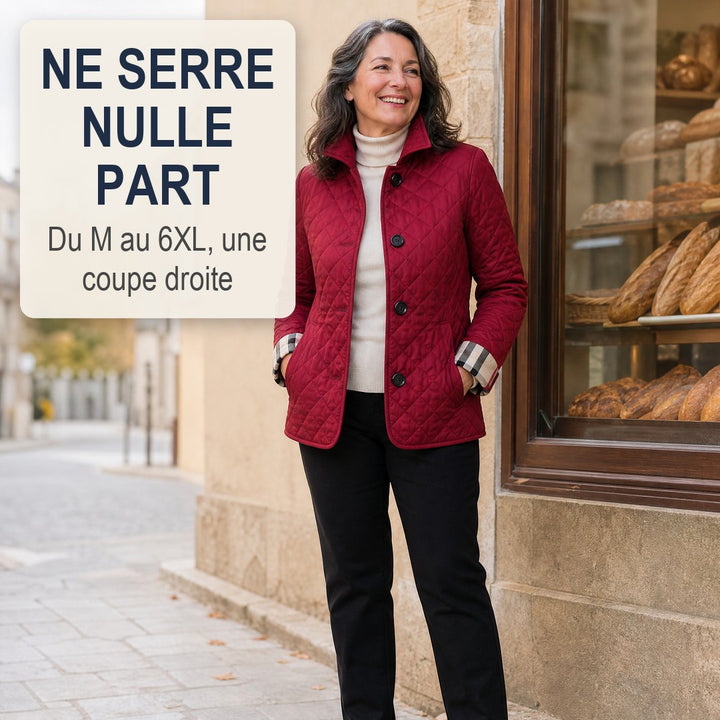 Veste Eleanor Whitmore — Élégante veste matelassée de mi-saison