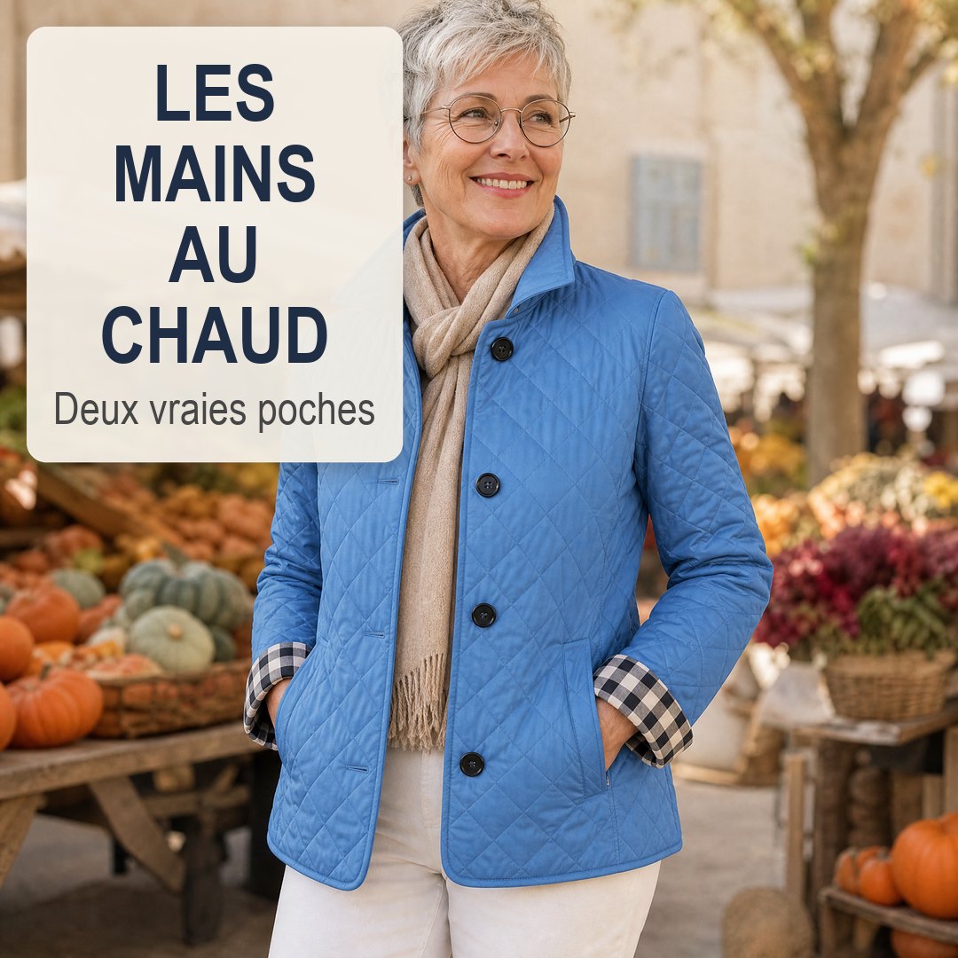 Veste Eleanor Whitmore — Élégante veste matelassée de mi-saison
