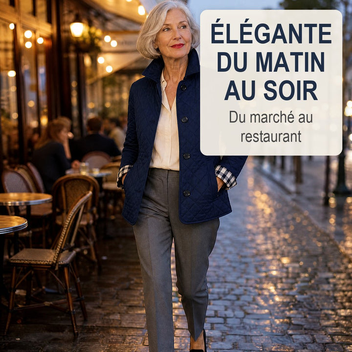 Veste Eleanor Whitmore — Élégante veste matelassée de mi-saison