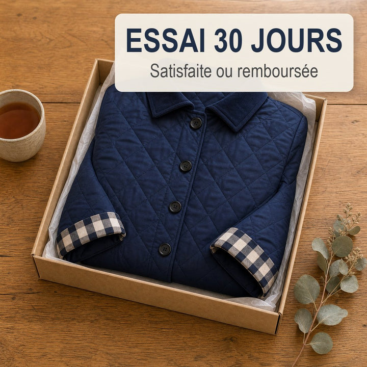 Veste Eleanor Whitmore — Élégante veste matelassée de mi-saison
