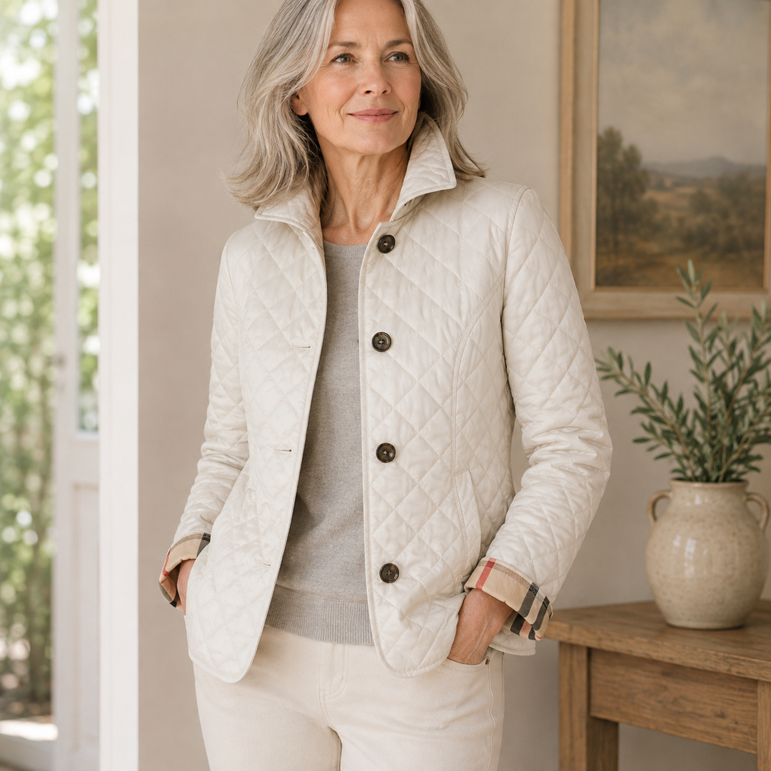 Veste Eleanor Whitmore — Élégante veste matelassée de mi-saison