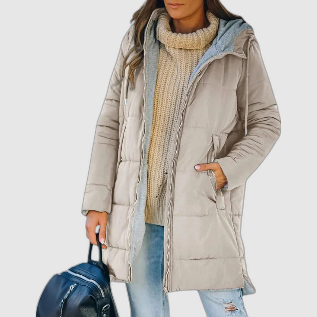Fiora | Manteau Puffer à Capuche Décontractée