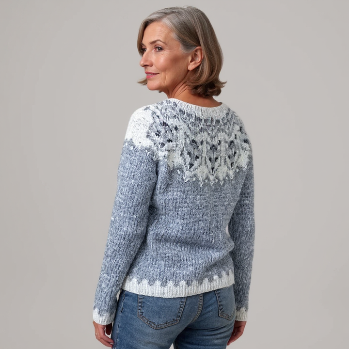 Brune | Pull classique en laine islandaise