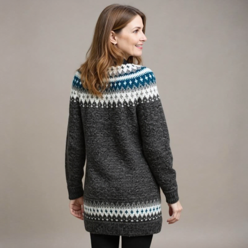 Corentine | Pull classique en laine islandaise