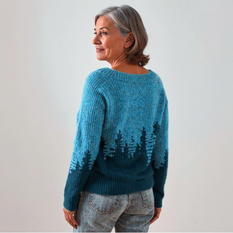 Eglantine | Pull classique en laine islandaise