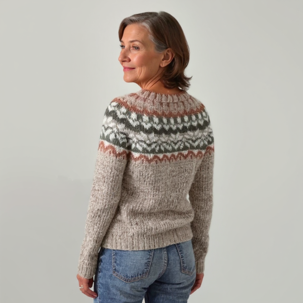 Micheline | Pull classique en laine islandaise