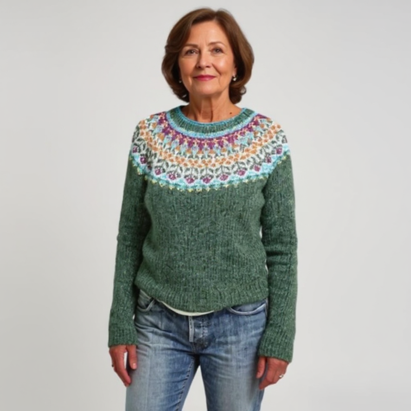 Domitille | Pull classique en laine islandaise