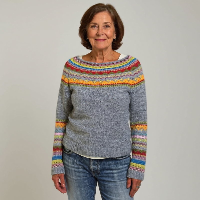 Desiree | Pull classique en laine islandaise