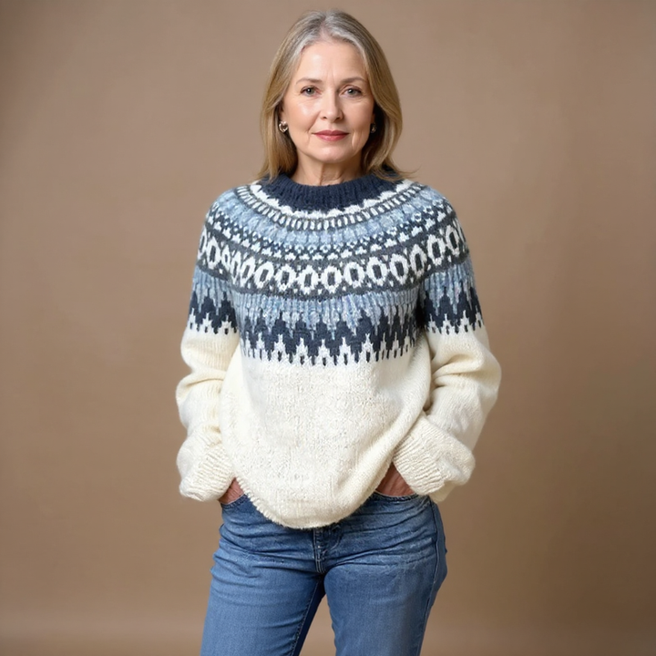 Clelia | Pull classique en laine islandaise