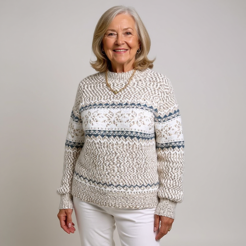 Dorine | Pull classique en laine islandaise