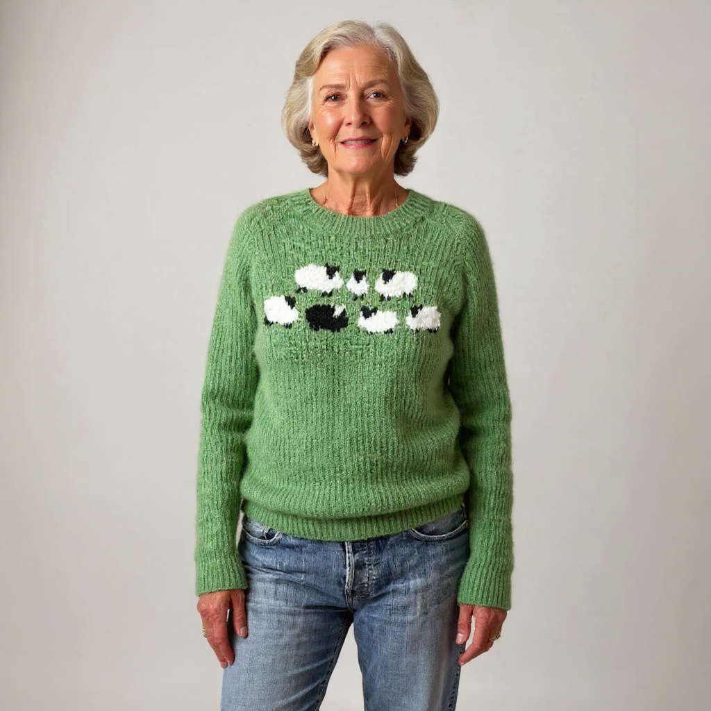 Raymonde | Pull classique en laine islandaise