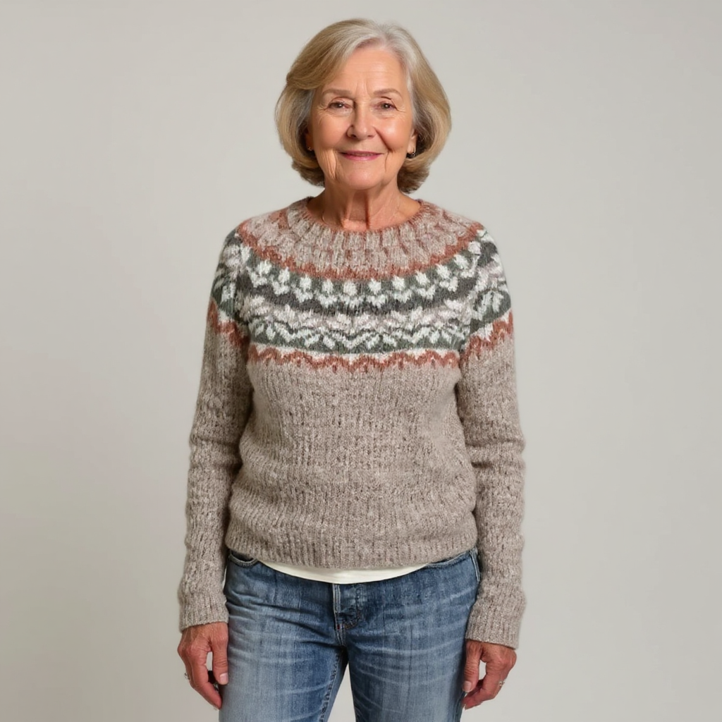 Micheline | Pull classique en laine islandaise