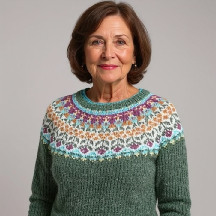 Domitille | Pull classique en laine islandaise