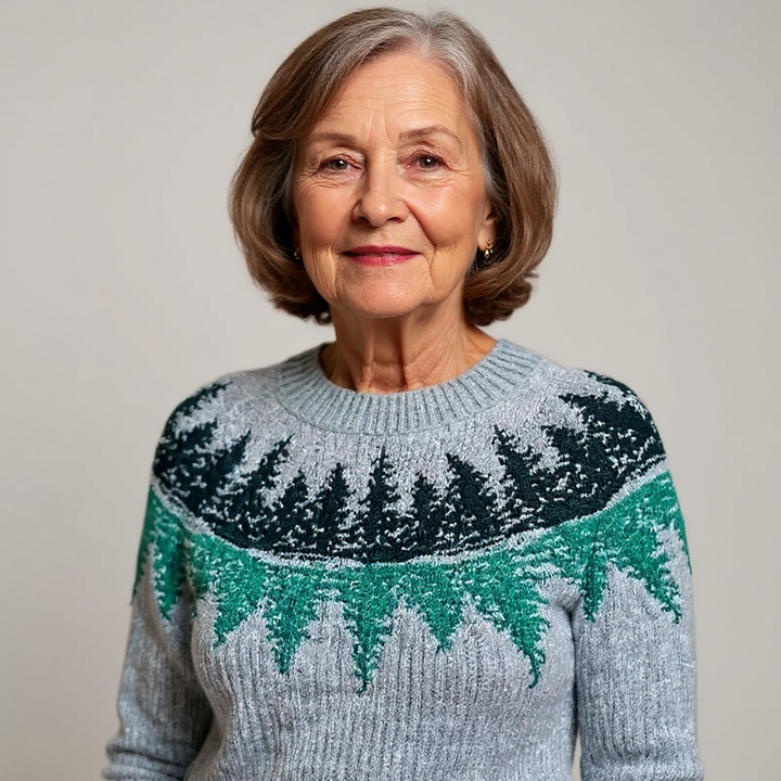 Cerise | Pull classique en laine islandaise