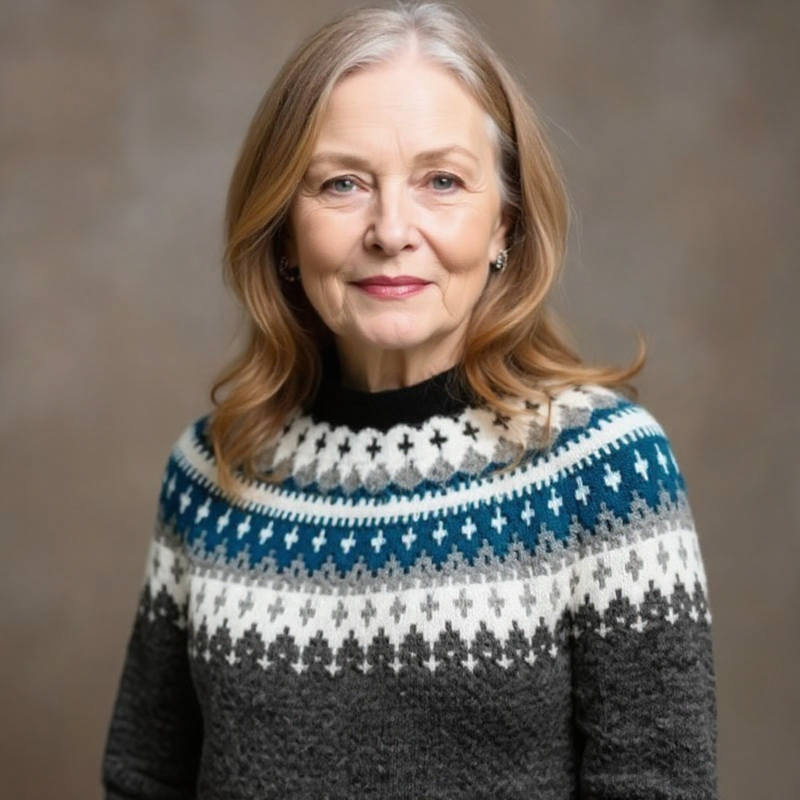 Corentine | Pull classique en laine islandaise