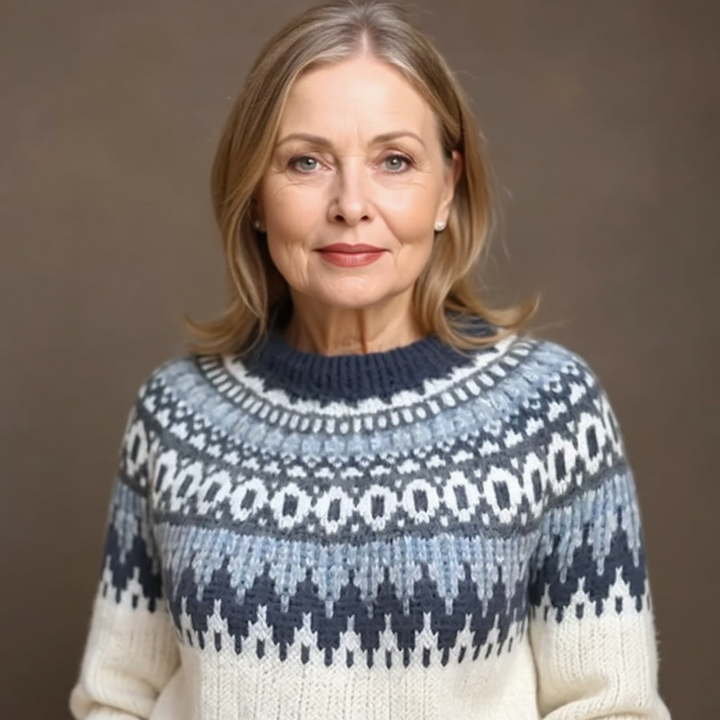Clelia | Pull classique en laine islandaise