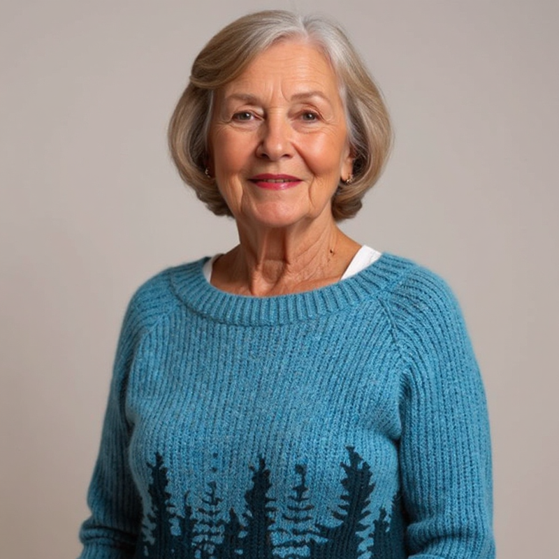 Eglantine | Pull classique en laine islandaise
