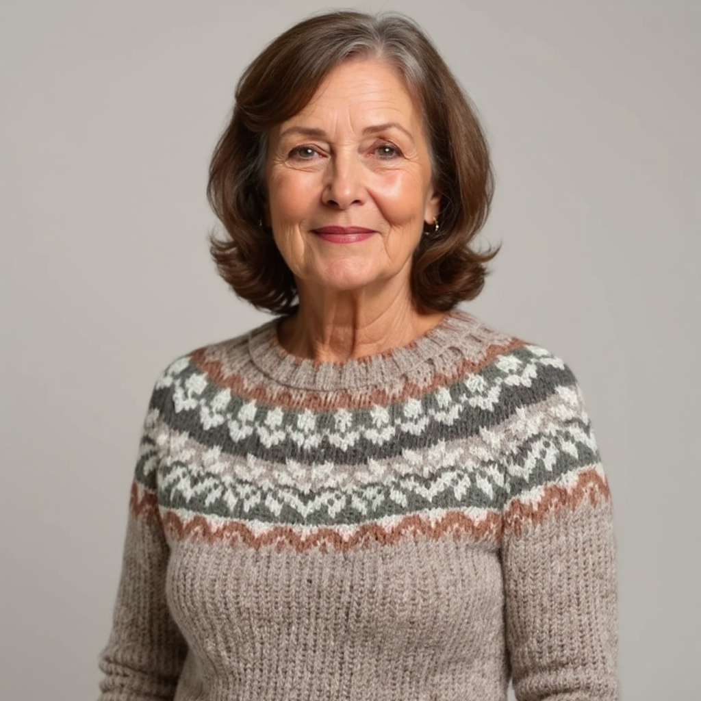 Micheline | Pull classique en laine islandaise