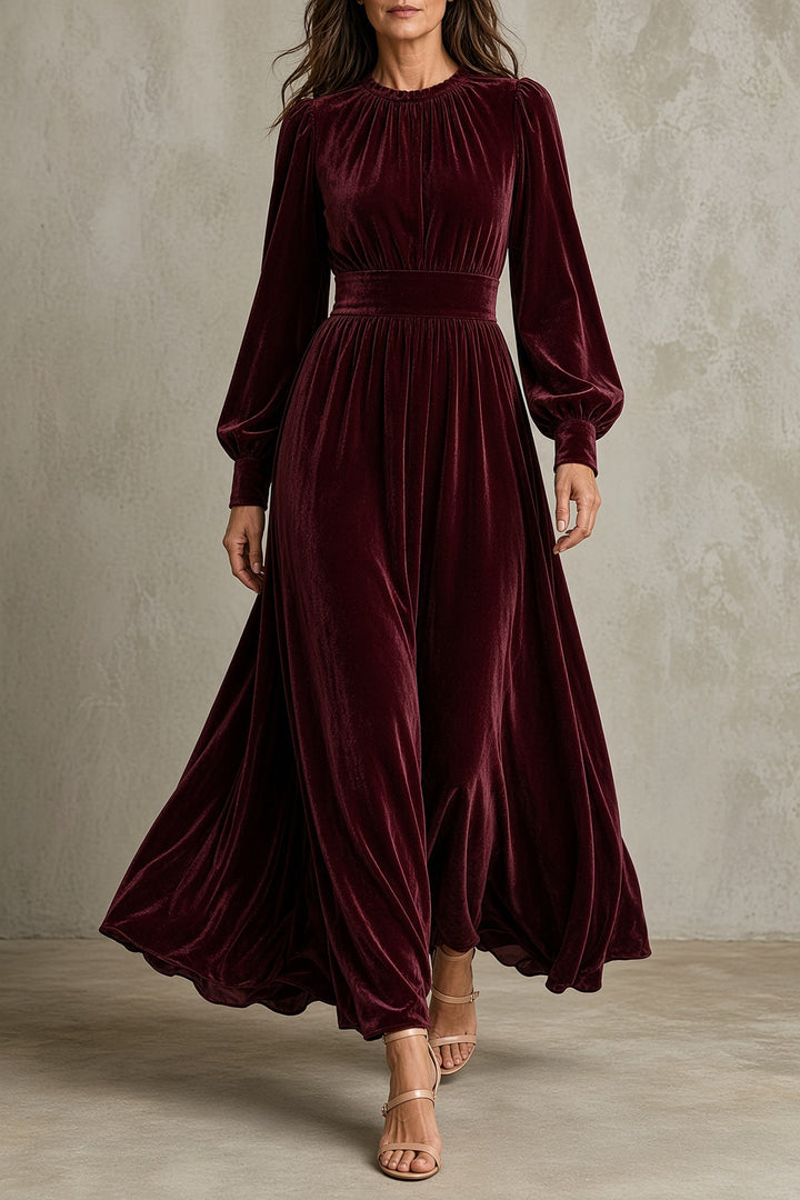 Hélène | Robe en velours