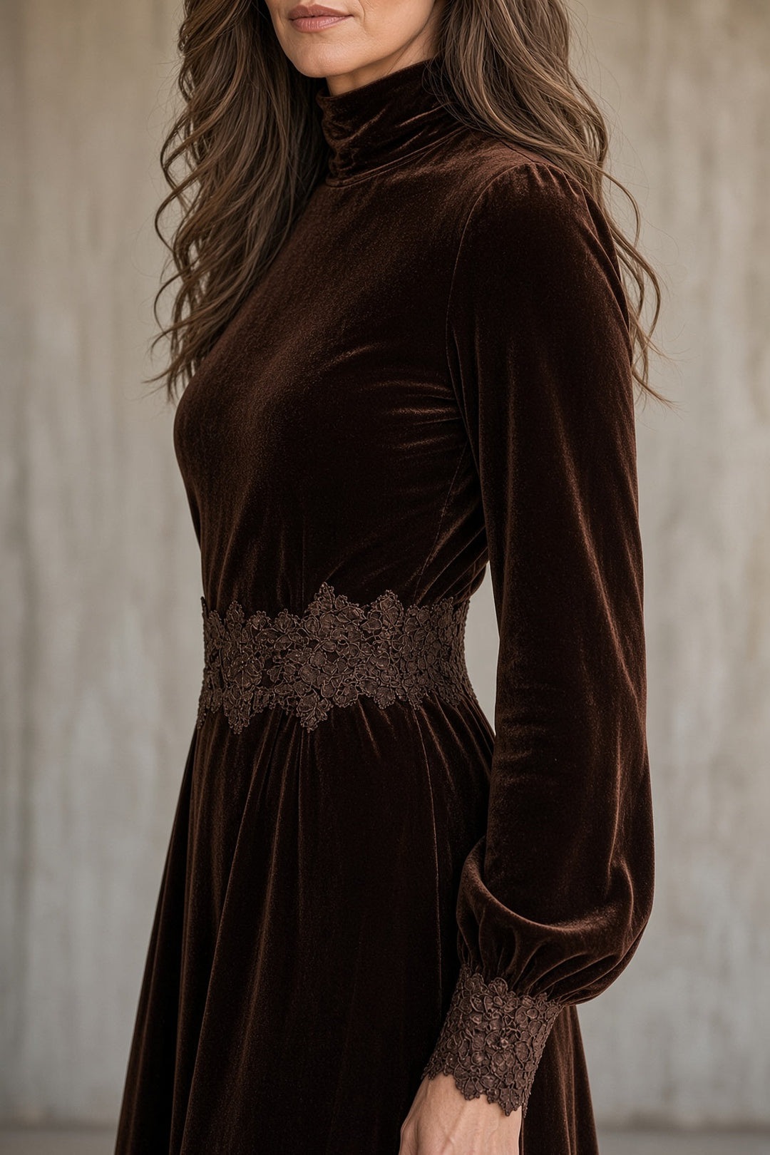 Monique | Robe en velours
