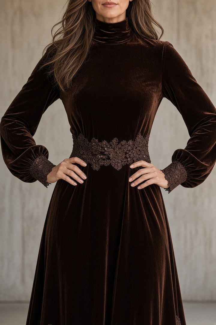 Monique | Robe en velours
