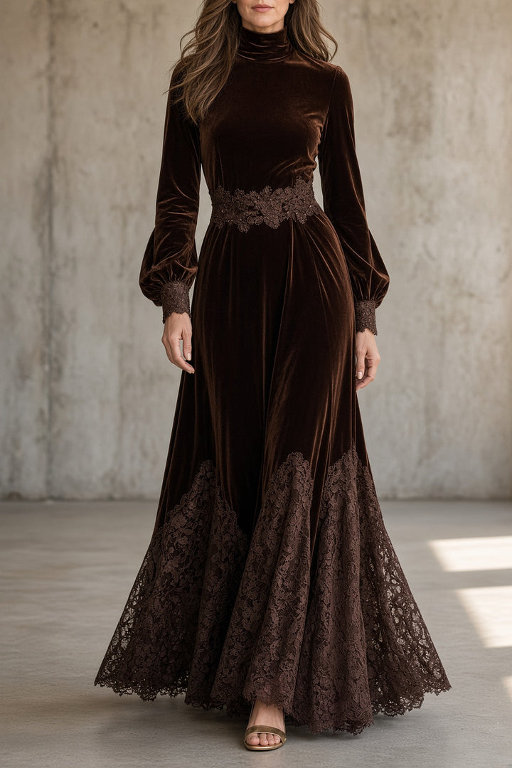 Monique | Robe en velours
