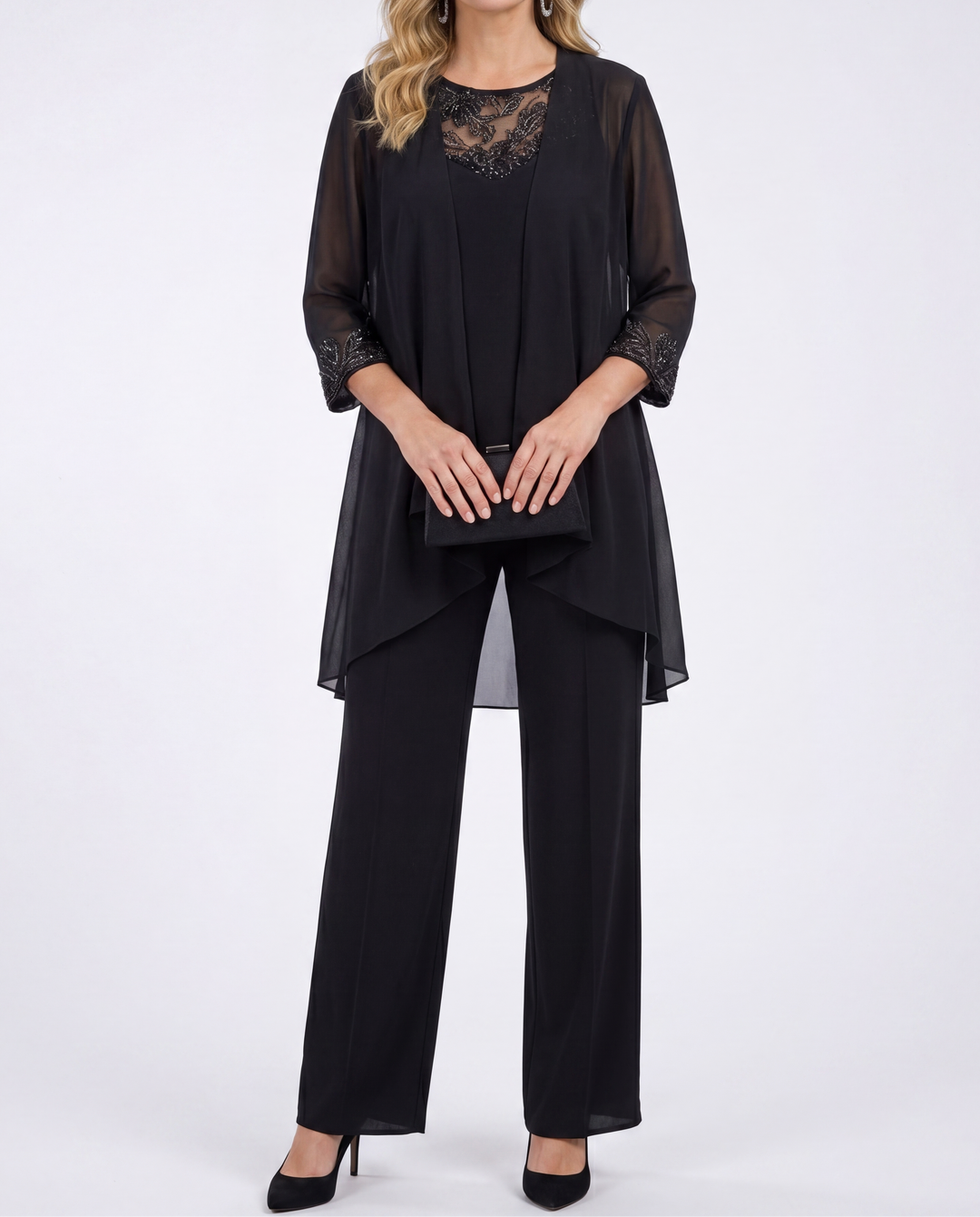 Eleanor™ | Ensemble Veste Fluide et Pantalon Large