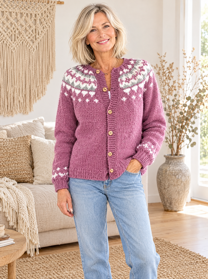 BIRGIT - Cardigan a empreinte - Atelier Deauville