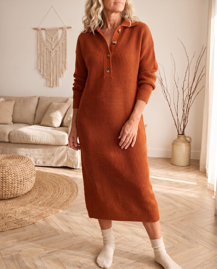 Elyon | Robe Sophistiquée - Orange