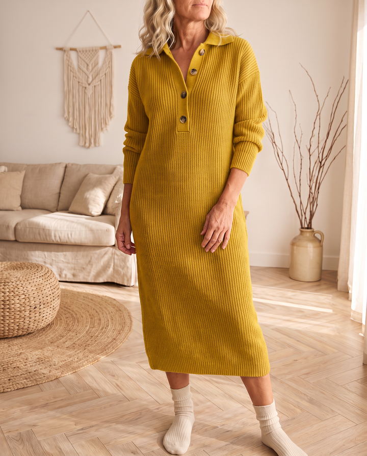 Elyon | Robe Sophistiquée - Jaune