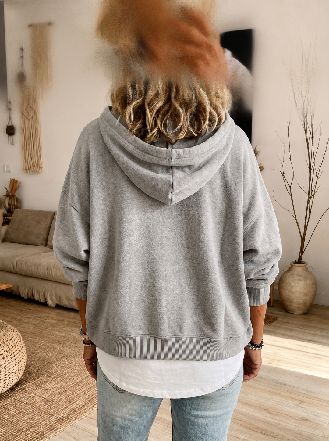 Elaijah – Pull gris clair élégant